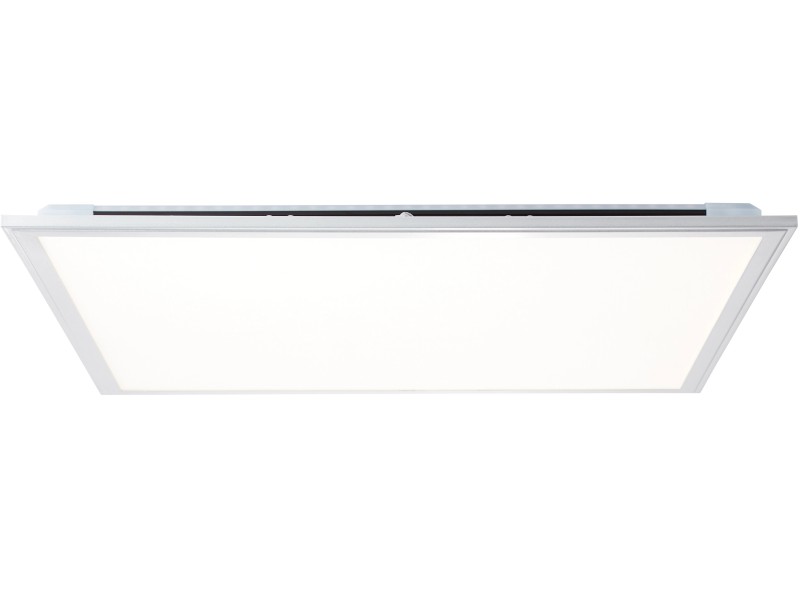 Brilliant LED-Deckenaufbau-Paneel Alissa 60 cm x 60 cm Silber und Weiß  kaufen bei OBI