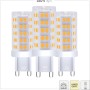 3er Set G9 LED Leuchtmittel, 4,7W, warmweißes Licht für Zylinderleuchten & Dunstabzugshauben.