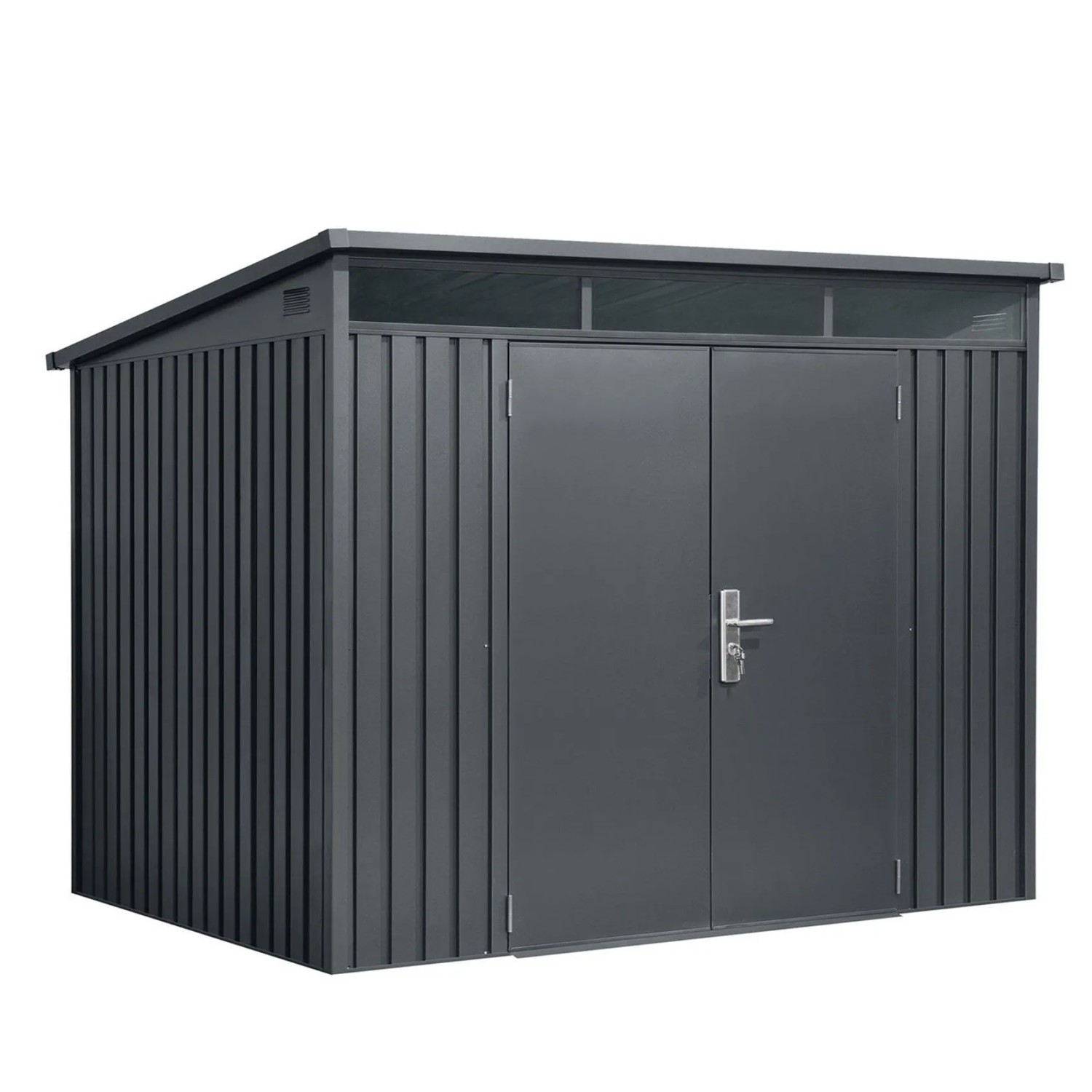 osoltus Premium Metall Gerätehaus Skylight 8 M² 280 X 300 Cm