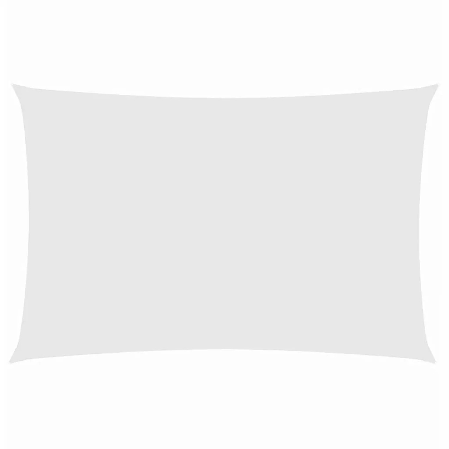 vidaXL Sonnensegel Oxford-Gewebe Rechteckig 2x5 m Weiß 135259