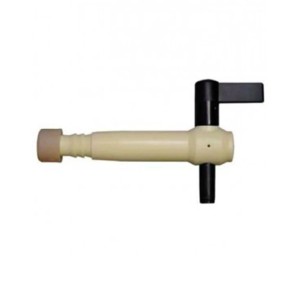 Ich-Zapfe Fassanschlaghahn für Fässer Kunststoff Beige 2,5 cm