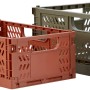 3-teiliges Klappboxen-Set Safari Adventure in Grün, Rot und Ocker. Praktische Aufbewahrungsboxen für Kinderzimmer.