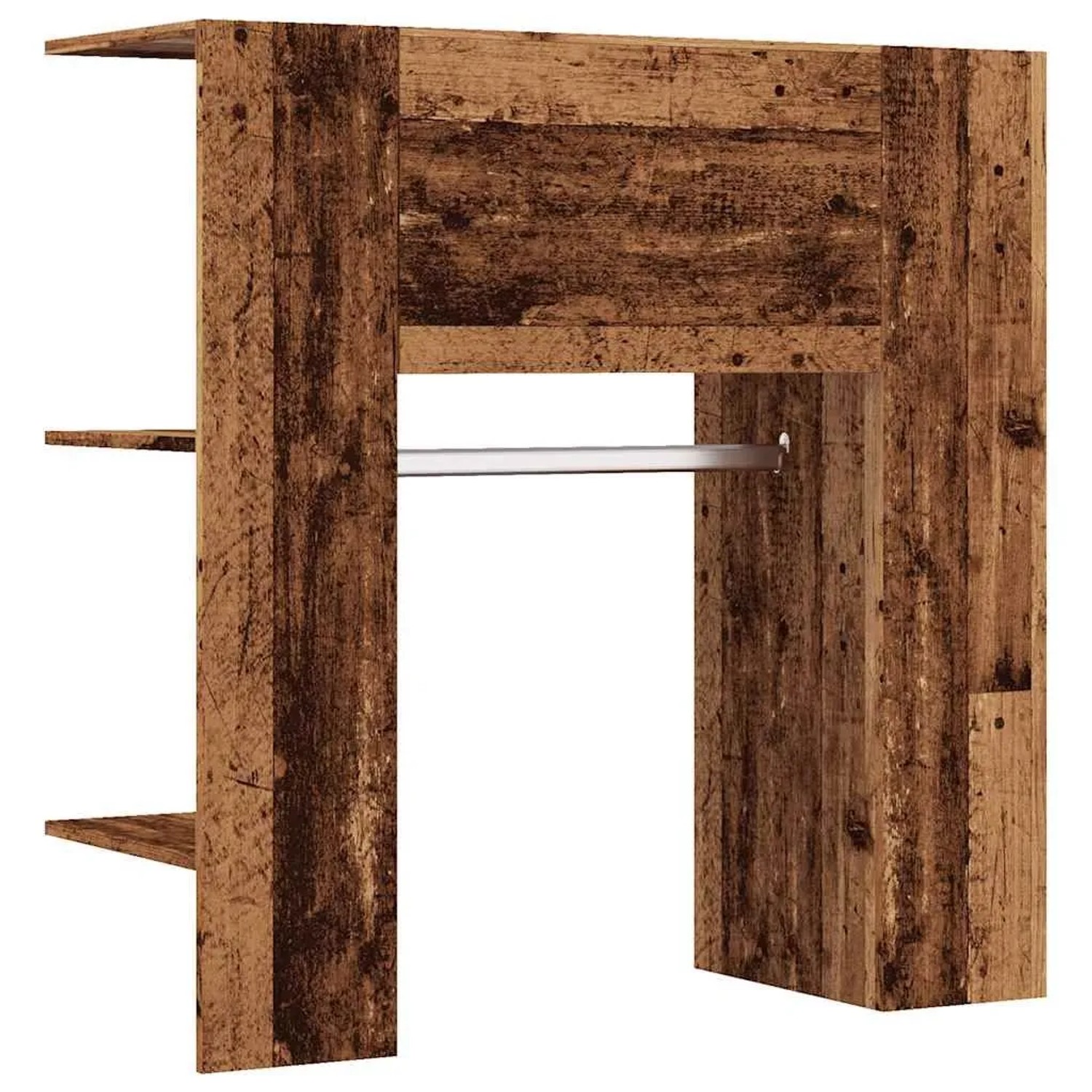 vidaXL Flurschrank Altholz-Optik 97,5x37x99 cm Holzwerkstoff 857037
