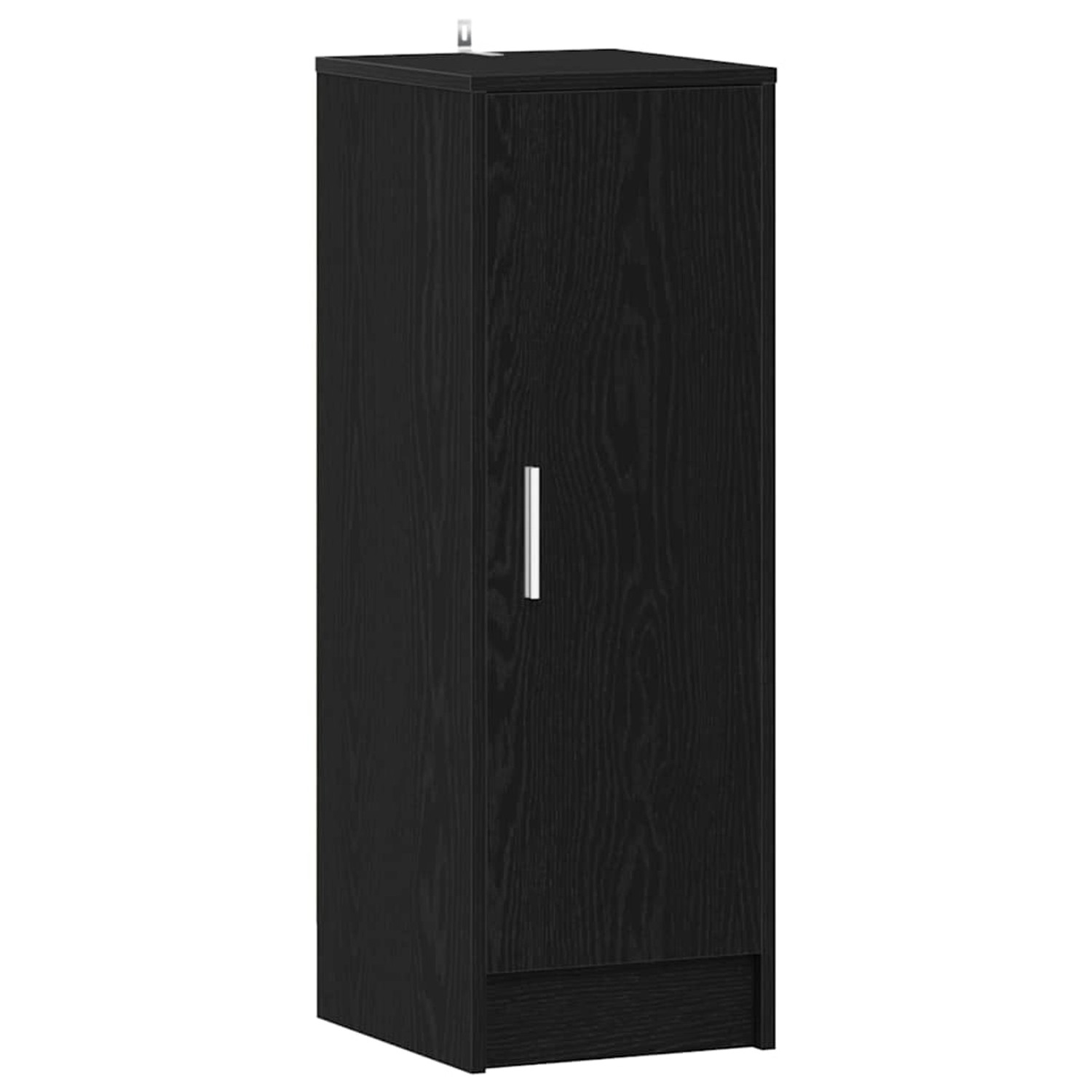 vidaXL Schuhschrank Schwarze Eiche 32 x 35 x 92 cm Holzwerkstoff 862685 günstig online kaufen