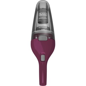 Black+Decker Akku-Handstaubsauger NVC115W in Lila, kompakter 3,6V Sauger für Krümel und mehr.