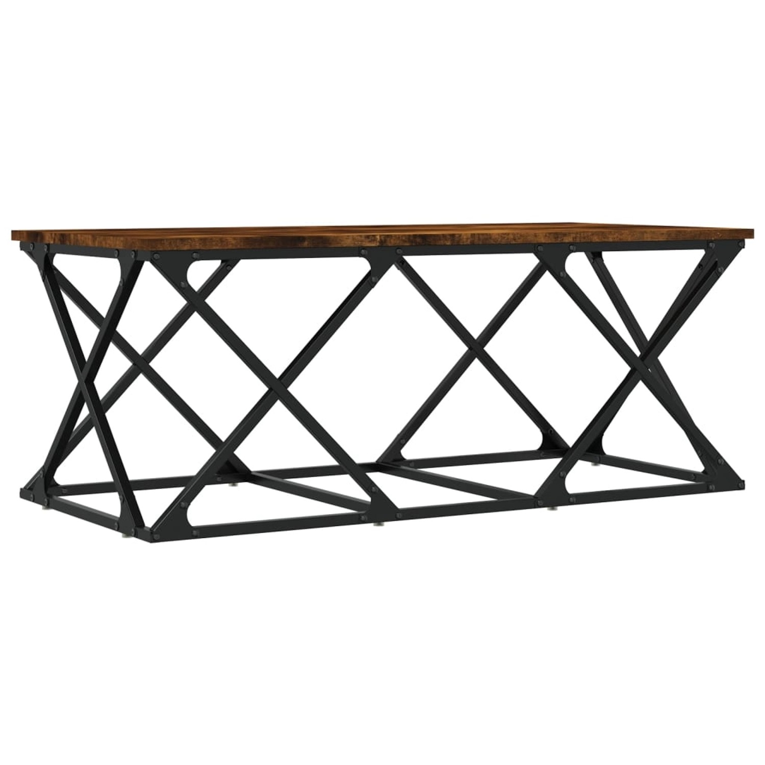vidaXL Couchtisch Räuchereiche 100x49x40 cm Holzwerkstoff 835361