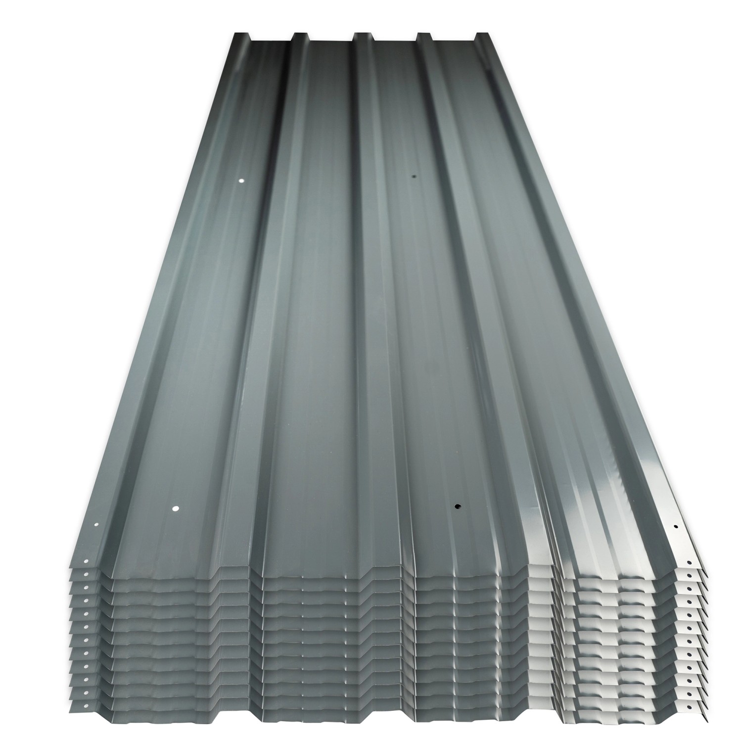 Trapezblech 115 cm x 46 cm Anthrazit 12er-Set