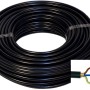 Schwarzes Emskabel Erdkabel NYY-J 3 x 2,5 mm² auf einer 100 m Rolle.