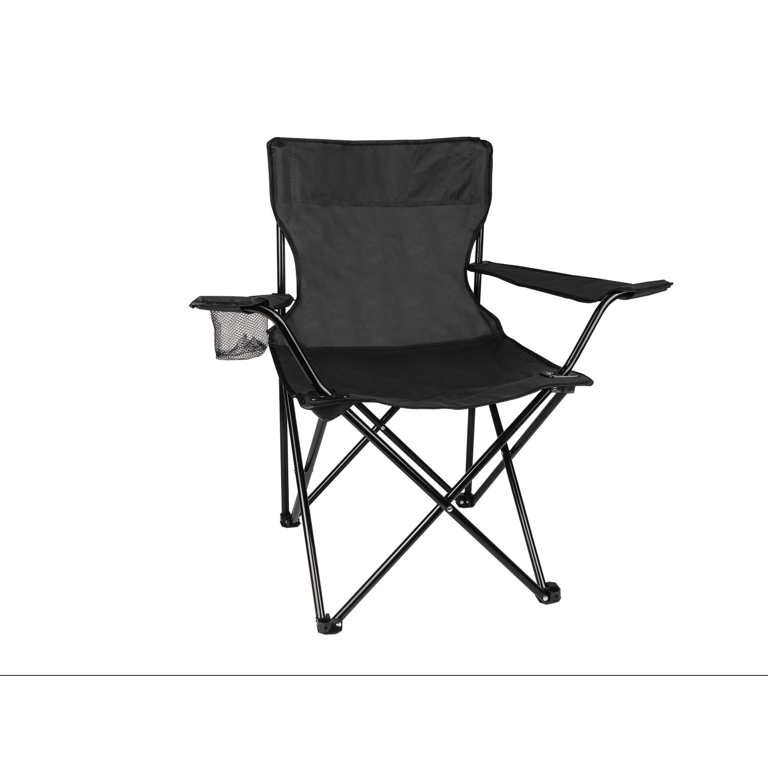 Wellogic Campingstuhl Faltbar Schwarz günstig online kaufen