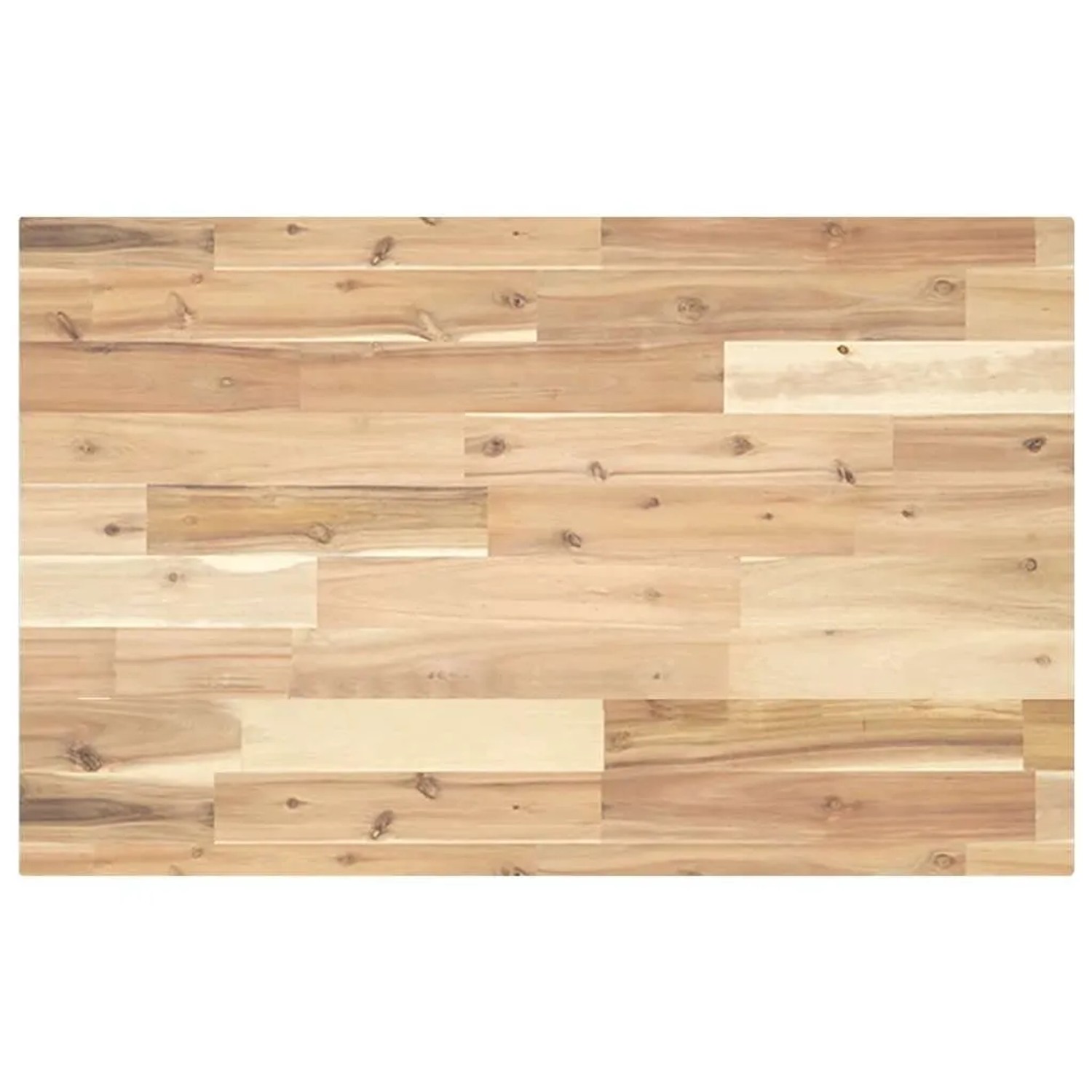 vidaXL Schreibtischplatte Unbehandelt 160x50x4 cm Massivholz Akazie 3279738