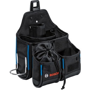Bosch Professional Werkzeugtasche GWT 4, Werkzeugkoffer mit Fächern und Halterungen.