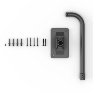 Segway Antennen-Montageset für Dach und Wand (X Serie) in Schwarz, inklusive Schrauben und Dübel.