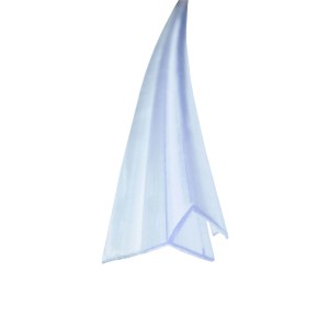 Transparente Bagnoxx Duschdichtung 135° für 8mm Glas, Anschlagdichtung für Dusche.