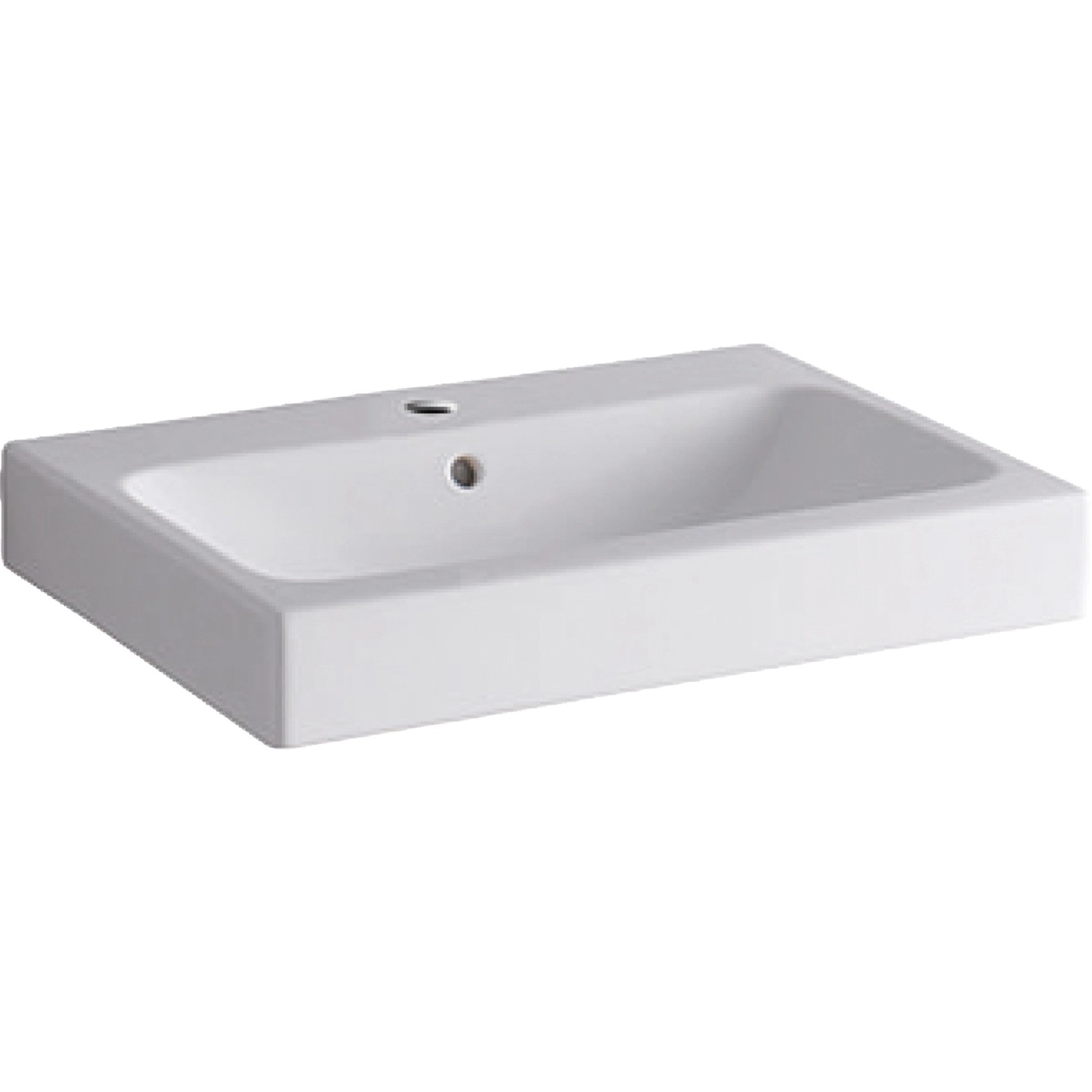 Geberit Waschbecken iCon 60 cm Hahnloch KeraTect