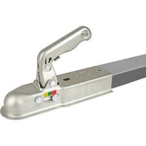 LAS Kupplungsklaue 60 mm für eckige Anhänger-Deichsel, max. 750 kg Zuglast.