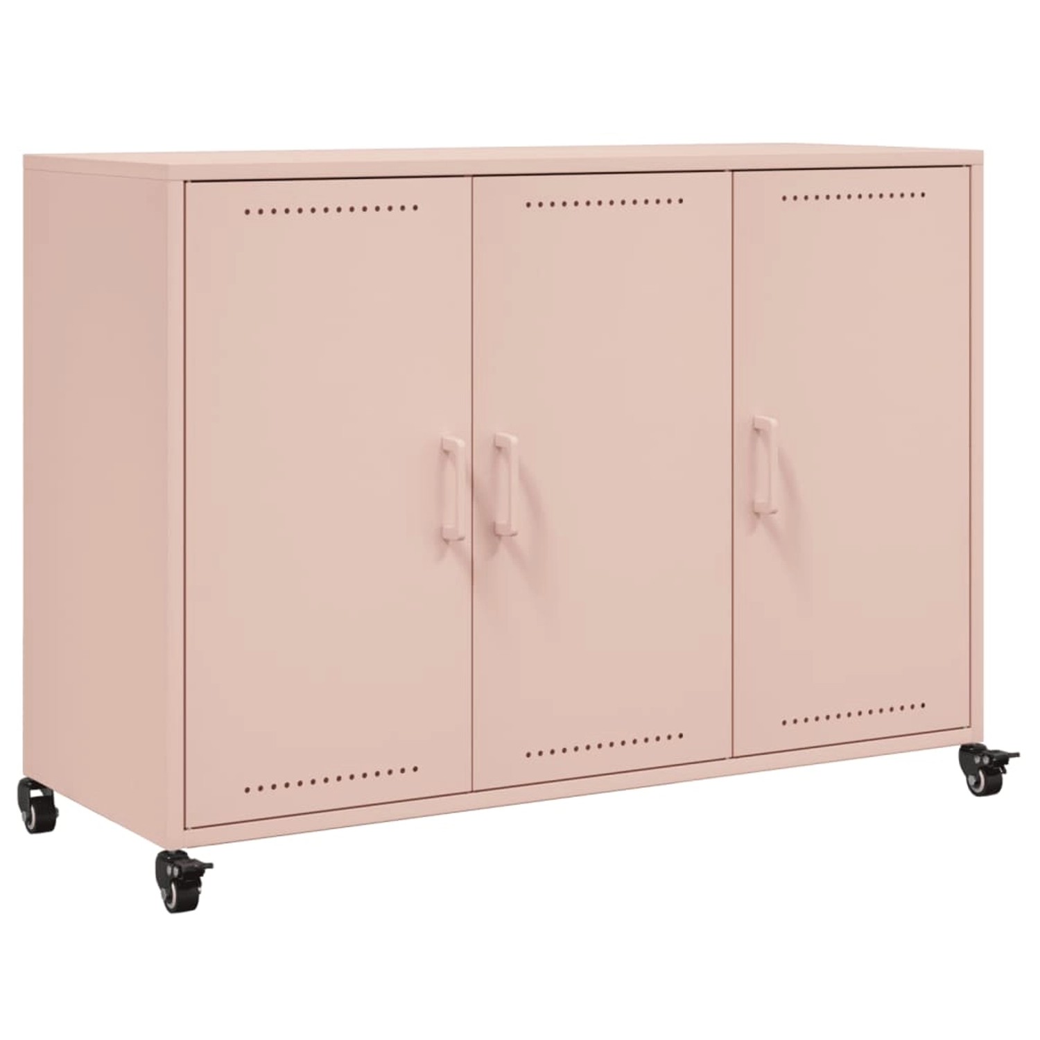 vidaXL Sideboard Rosa 100,5x39x72 cm Stahl 846681 günstig online kaufen