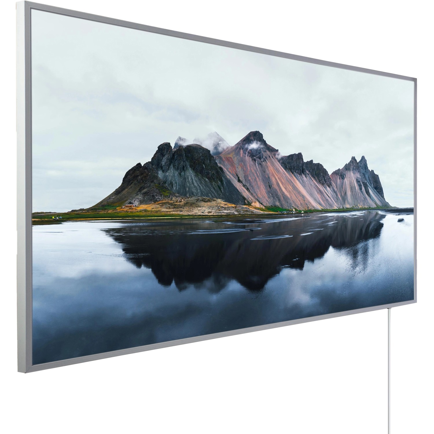 Könighaus Infrarotheizung Panorama-Serie 60 cm x 120 cm 1200 W Berg und See günstig online kaufen