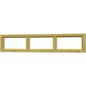 Skan Holz Oberlicht, 147x30 cm, grün imprägniert, für Carport-Zubehör.