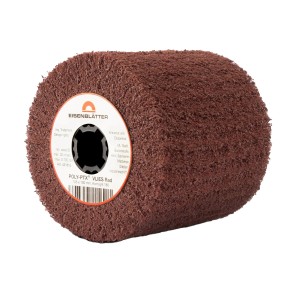 STAHLWERK Vlieswalze 180 Korn, Satinierwalze zum Polieren, Reinigen und Entgraten.