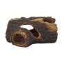 Relaxdays Aquariumdekoration Baumstamm Polyresin Braun Ungiftig Versteckhöhle für Süßwasser und Salzwasser 5,5 cm x 13,5 cm x 9 cm 0,14 kg