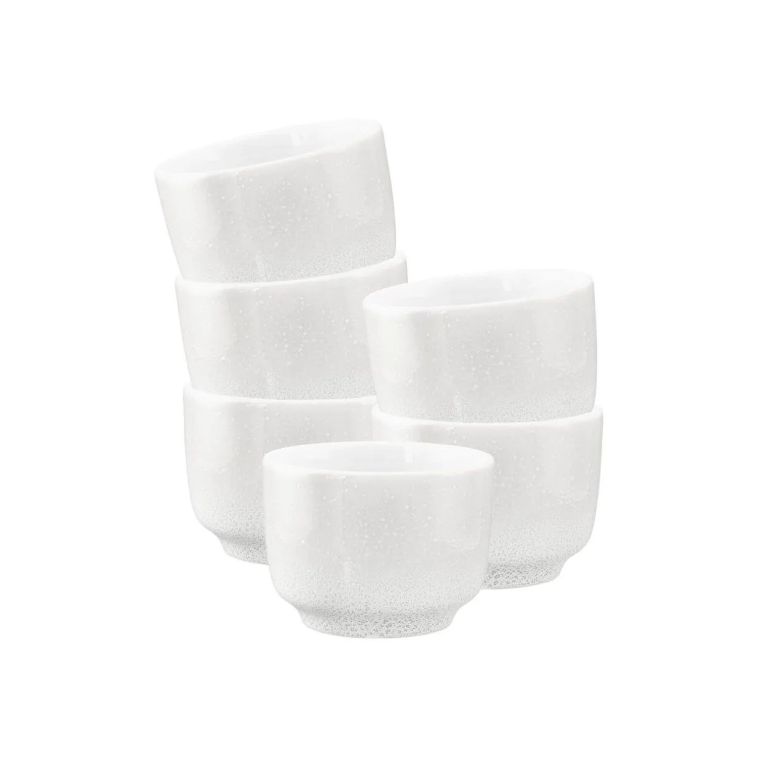 Seltmann Weiden Sento Home Kaffeetasse ohne Henkel 210 ml 6er Set Aura White