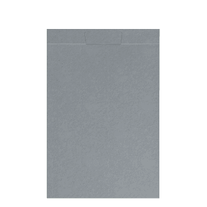 Verpackung der grauen Stano Mineralguss Duschwanne Extra Flach Vortex 80x120cm.
