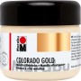 Marabu Colorado Gold Effektfarbe Weißgold, 225ml Dose. Metallic Wandfarbe für Akzente.