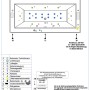 Skizze des Whirlpool-Komplettsystems Cubic 180x80 cm mit Düsenanordnung.