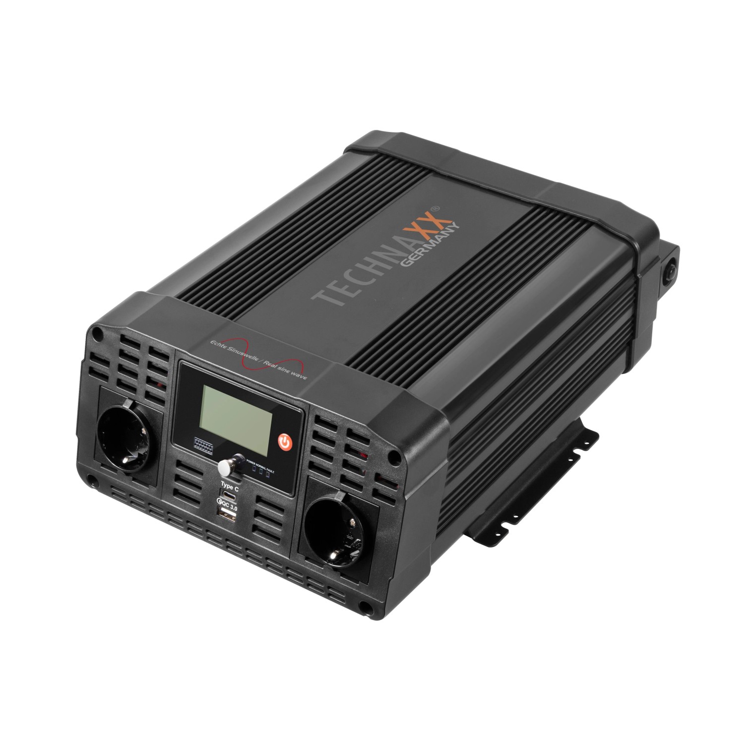 Technaxx Wechselrichter 2000W Sinus TE22 Schwarz