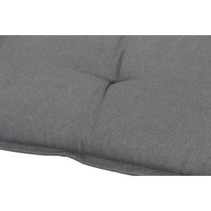 Madison Auflage Panama Grey für 3-Sitzer Bank, ca. 140x48cm, Detailansicht.