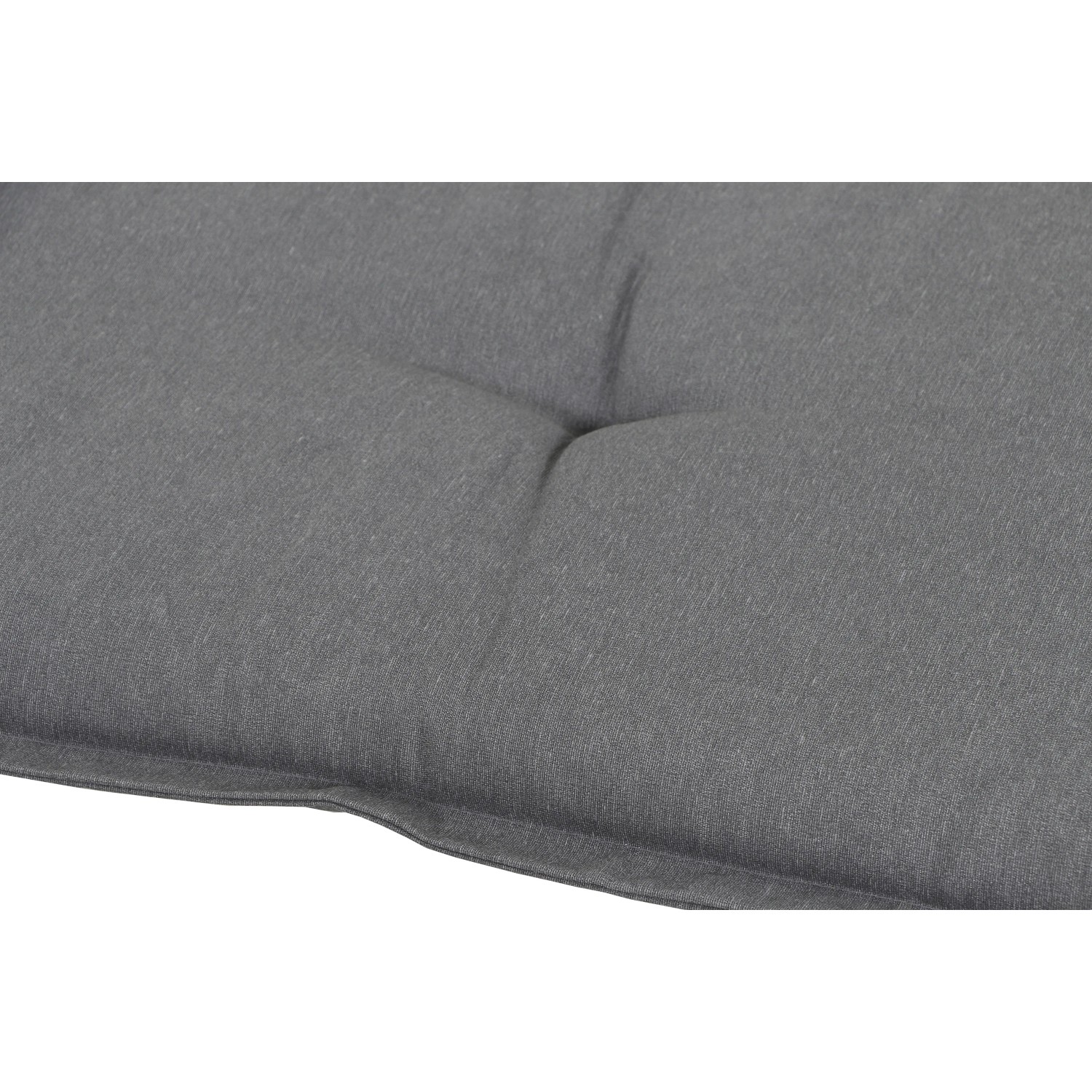 Madison Auflage Panama Grey für 3-Sitzer Bank, ca. 140x48cm, Detailansicht.