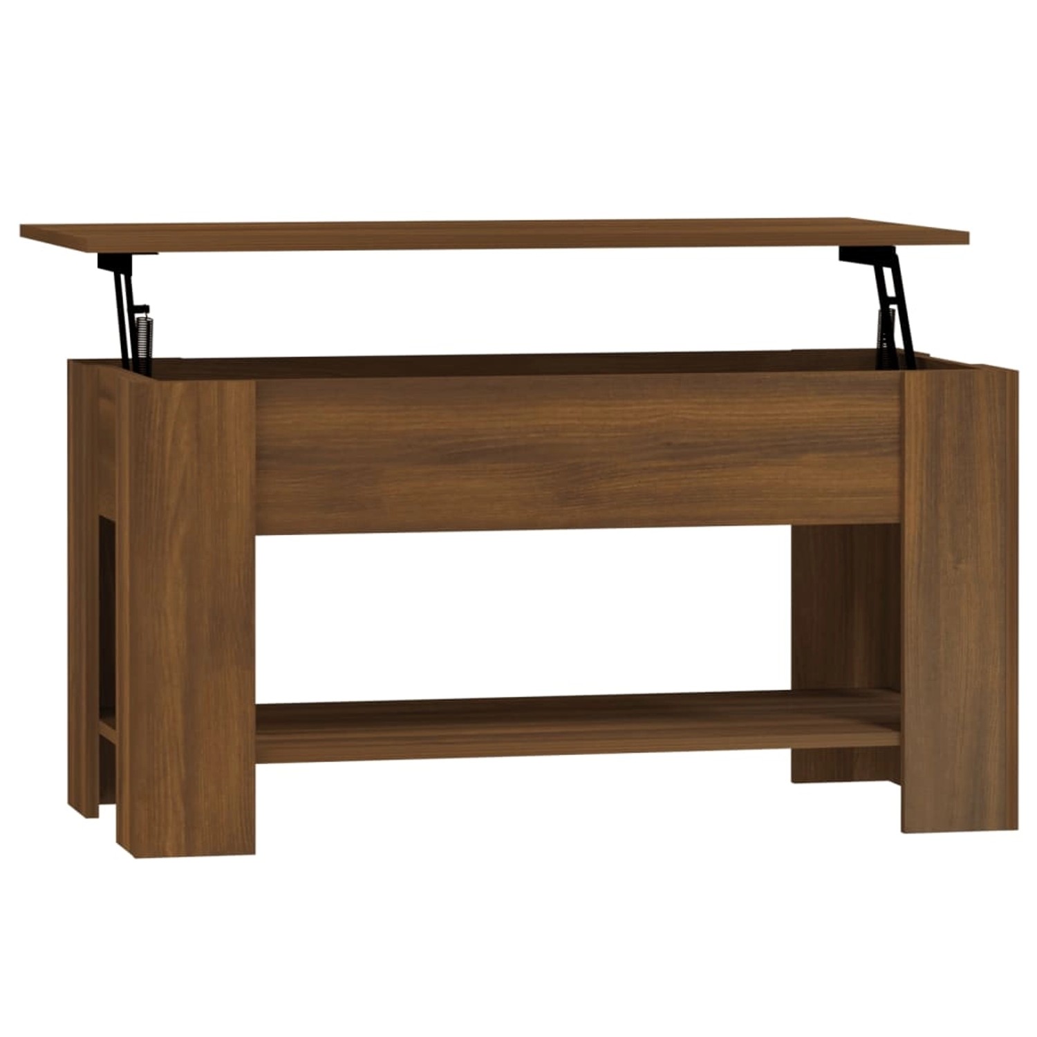 vidaXL Couchtisch Braun Eichen-Optik 101x49x52 cm Holzwerkstoff günstig online kaufen