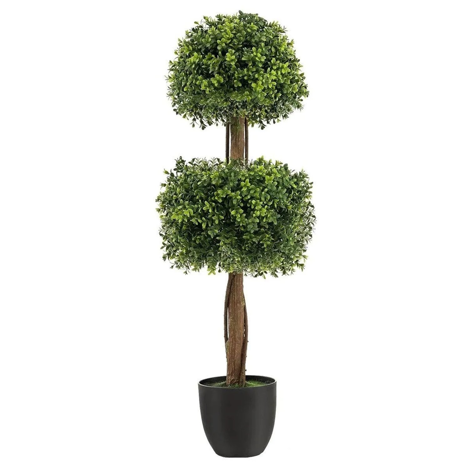 Costway Kunstbaum mit Topf für Zuhause Garten Büro 100 cm grün günstig online kaufen
