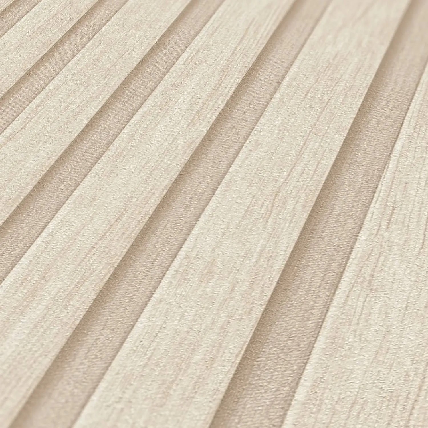 Tadessi Tapete Streifen 0 Vliestapete in Beige