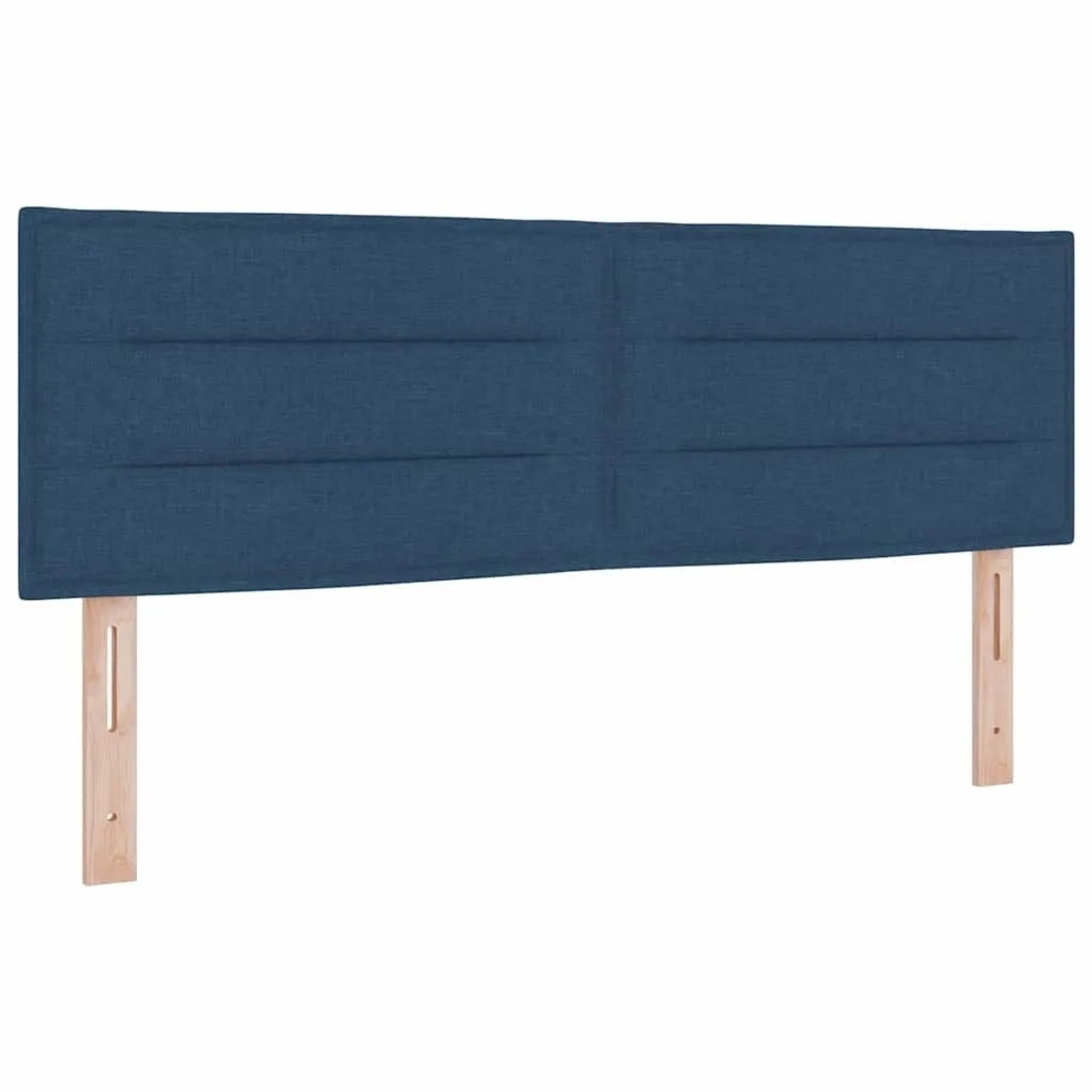 vidaXL Kopfteil mit Kopfteil Blau 144 cm Kunstleder 42007019