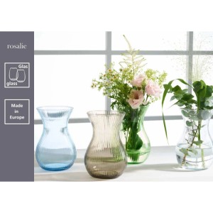 Ritzenhoff & Breker Rosalie Vase aus Glas 18 cm 6er Set Blau