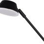 Detailaufnahme: Schwarze LED-Stehleuchte Haora mit schwenkbarem Lesearm.