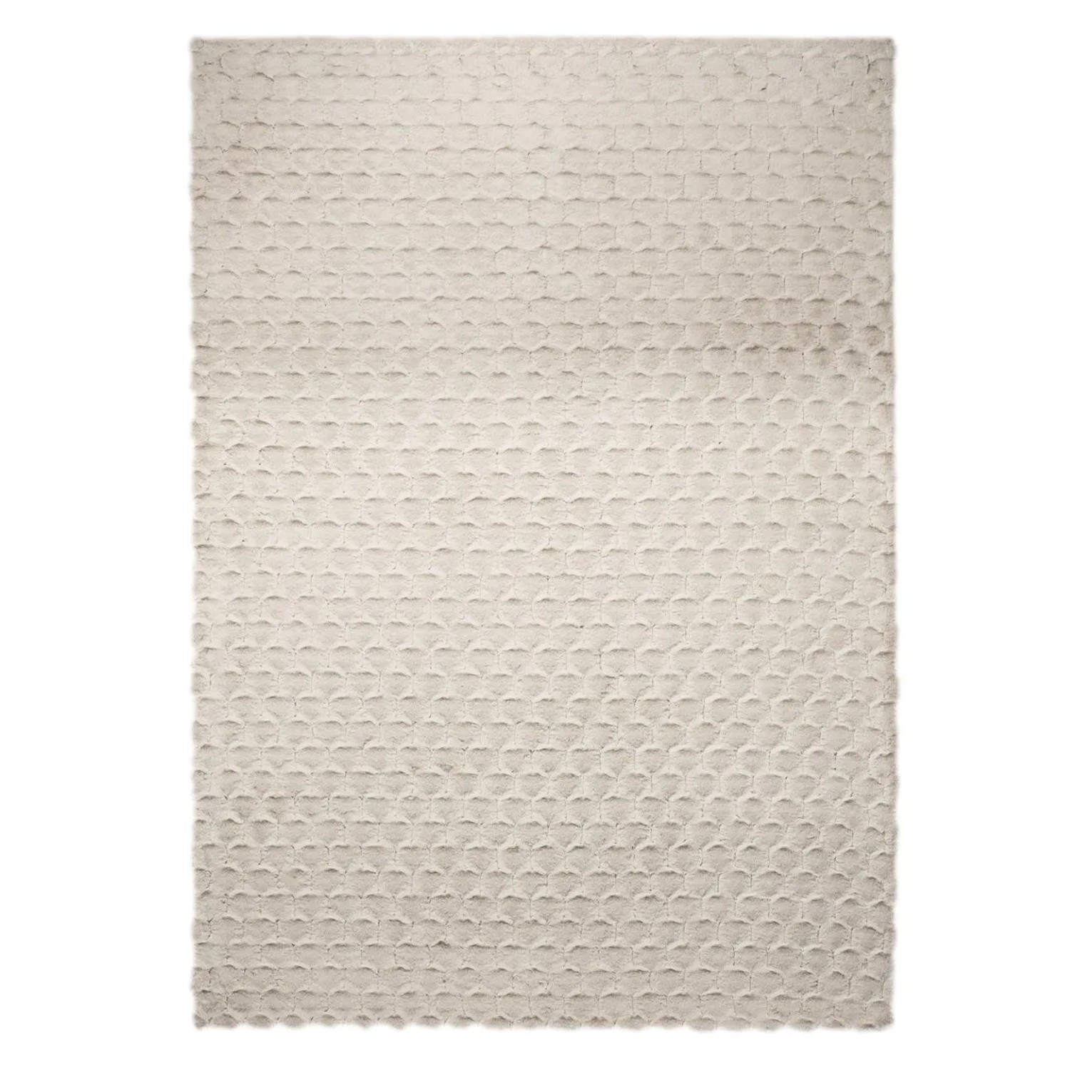 Art Universe Teppich Fluffy Cube Cappuccino 110 x 160 cm