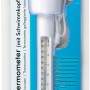 Summer Fun Schwimmthermometer Basic im Blisterpack, weißes Pool Thermometer mit gut lesbarer Skala.
