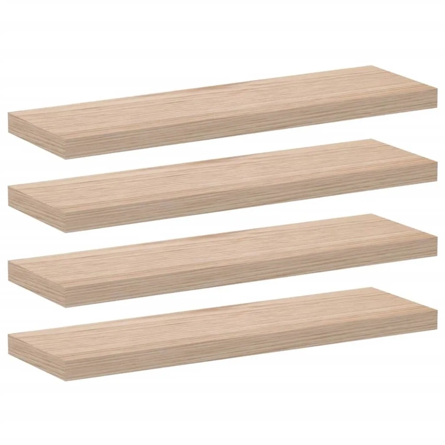 vidaXL Schweberegale 4 Stk 80x23,5x4 cm Holzwerkstoff 4010693