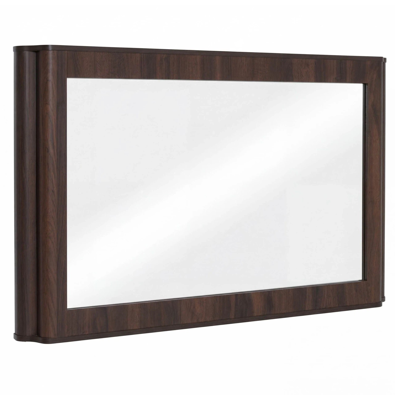 MCW Spiegel P42 MDF Glas 80x120x10cm Walnuss-Optik