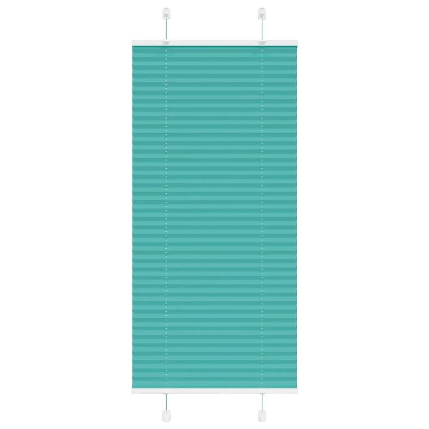 vidaXL Plissee Petrolgrün 60x150 cm Stoffbreite 59,4 cm Polyester 4015390 günstig online kaufen