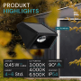 LUXULA Solar Wandleuchte 1-flammig CCT Warm- Kaltweiß 3000-6500K Akku LED Außenleuchte Gartenbeleuchtung IP54 Wetterfest Schwarz_2