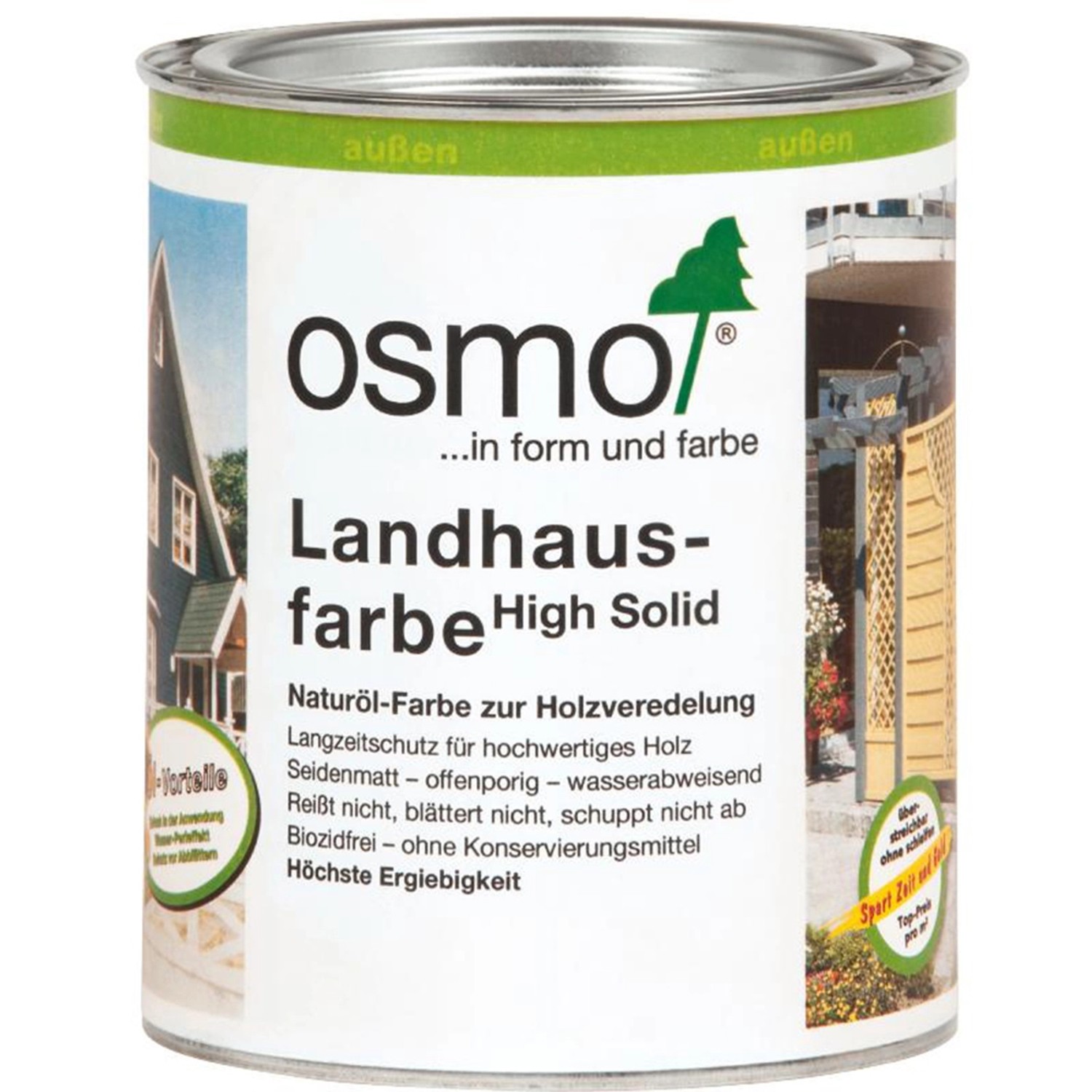 Osmo Landhausfarbe Nordisch Rot 750 ml