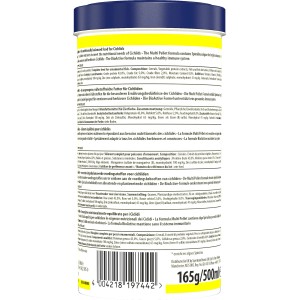 Tetra Cichlid Algae Fischfutter, 500ml Dose. Granulatfutter mit Spirulina Algen für Cichliden.