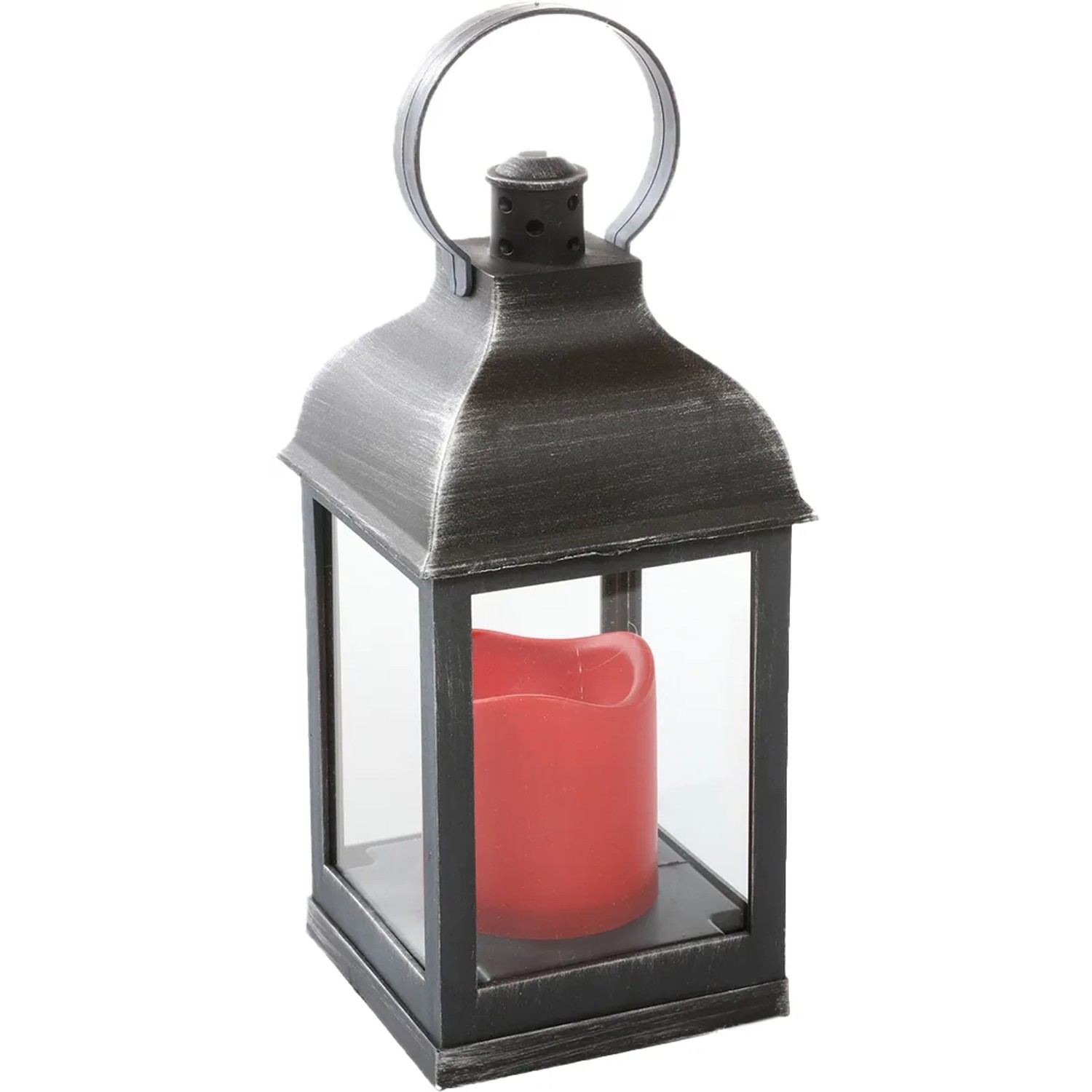 Schlaraffenland Outdoor Laterne Modo LED Schwarz-Rot kaufen bei OBI