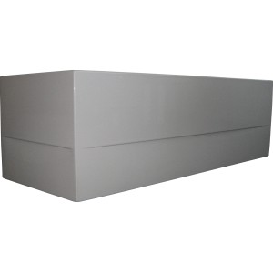 Weiße Acrylschürze für Badewanne Galia I, 160 cm, rechte Ausführung.