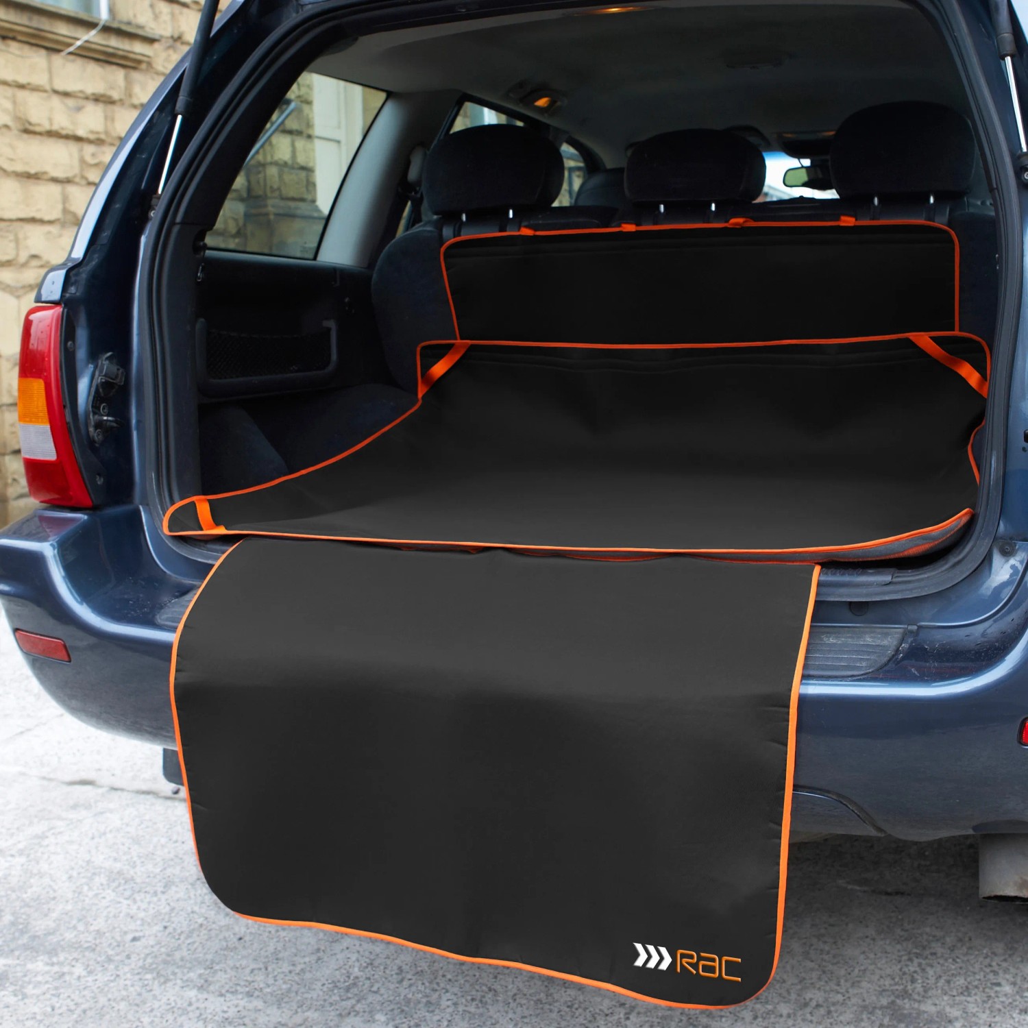 Heim RAC Kofferraummatte mit Stoßstangenschutz 220 cm x 115 cm