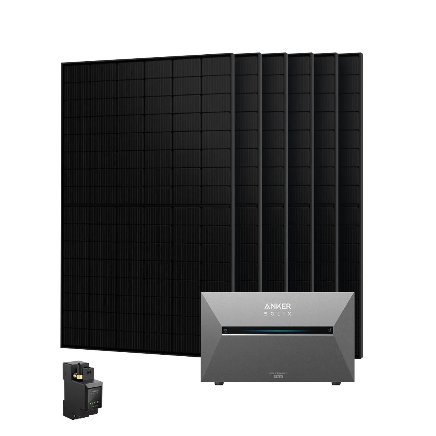 Anker Solix Balkonkraftwerk 2.760 Wp Mit Solarbank 3 E2700 Pro Mit Smart Meter