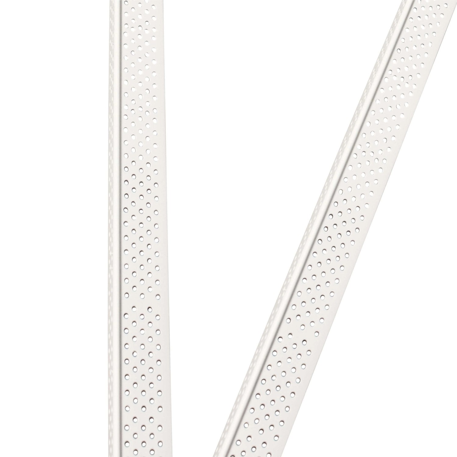 ProfileXXL Eckwinkel Rund 2,5m x 32mm x 32mm PVC Weiß Trockenbau